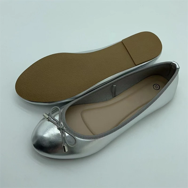 Women Shoes Ysl - Женские балетки Eilyken Fashion с бантом,