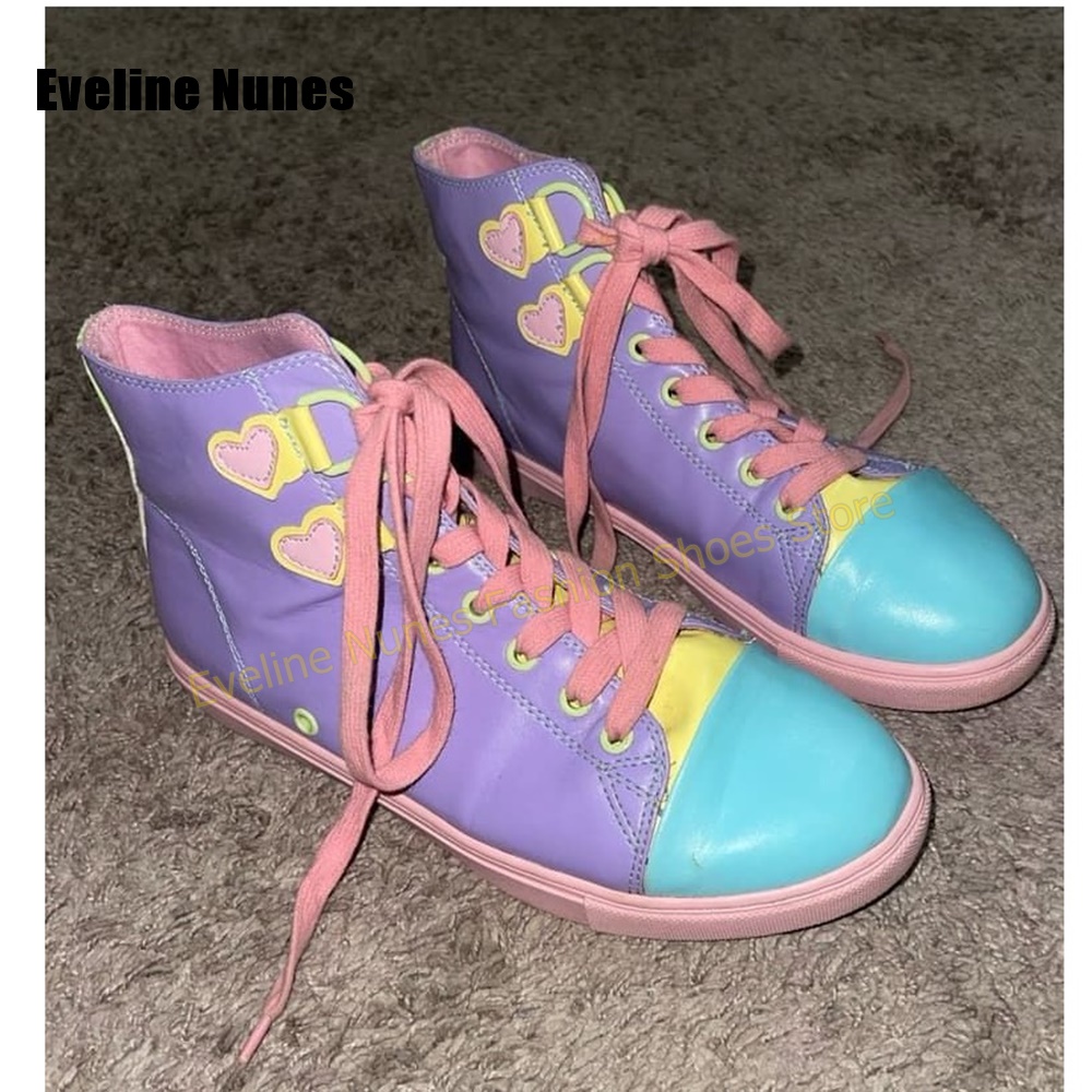 Women Shoes Sneakers - Кроссовки Y2K для девушек, милые высокие