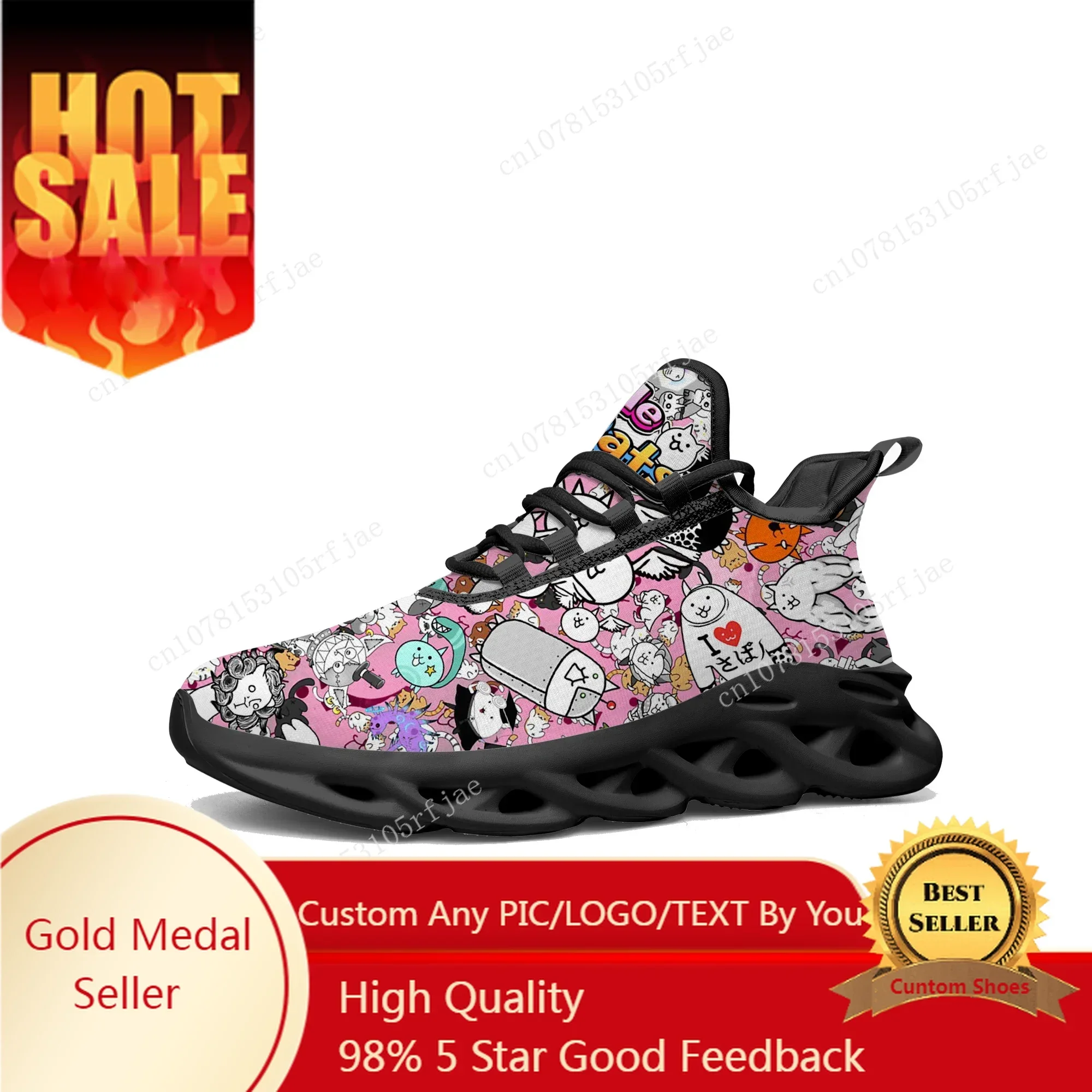 Women Shoes Sneakers - Кроссовки Battle Cats Flats: модные спортивные