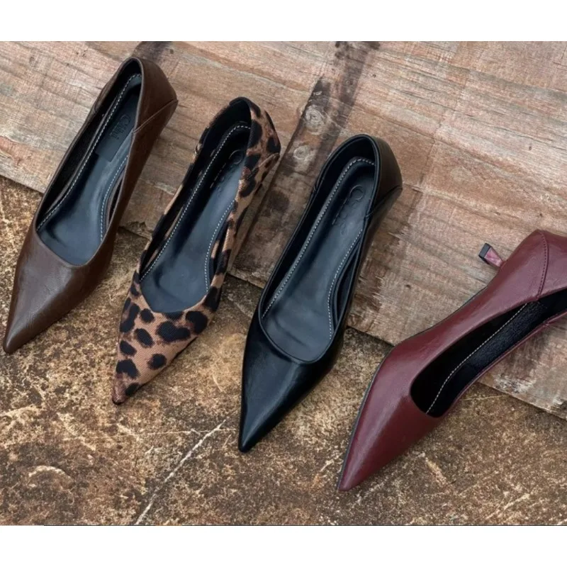 Platform Mule Heel - 2024, женские пикантные туфли-лодочки телесного цвета