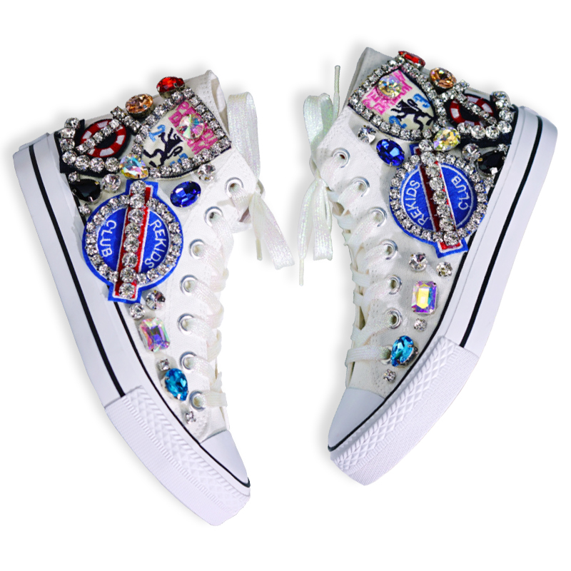 Women Shoes Ysl - Кеды женские на платформе, Вулканизированная плоская
