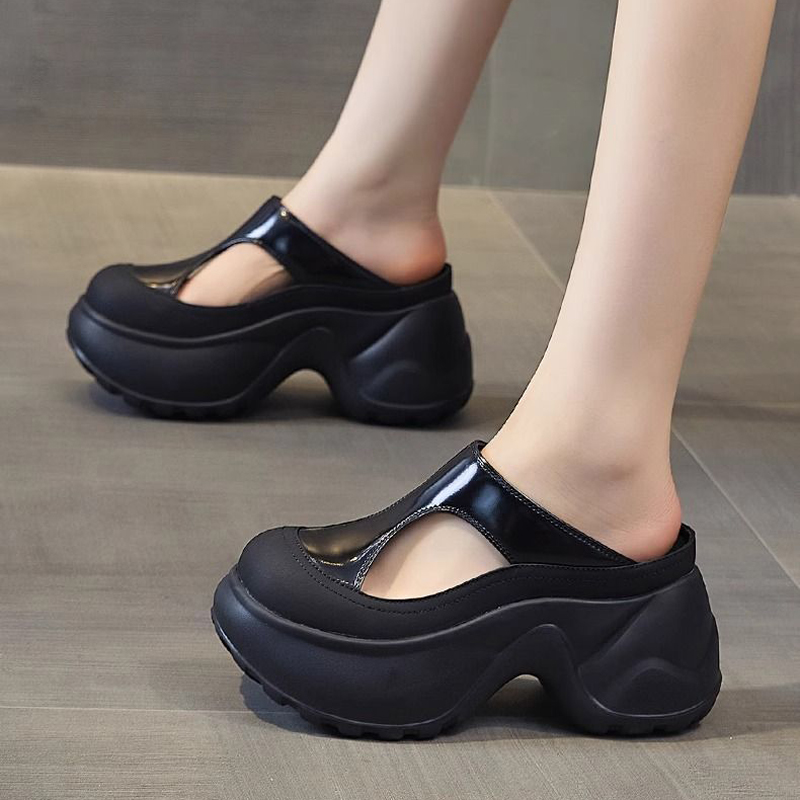 Women Shoes Sneakers - Женские домашние тапочки-сабо на платформе, пляжные