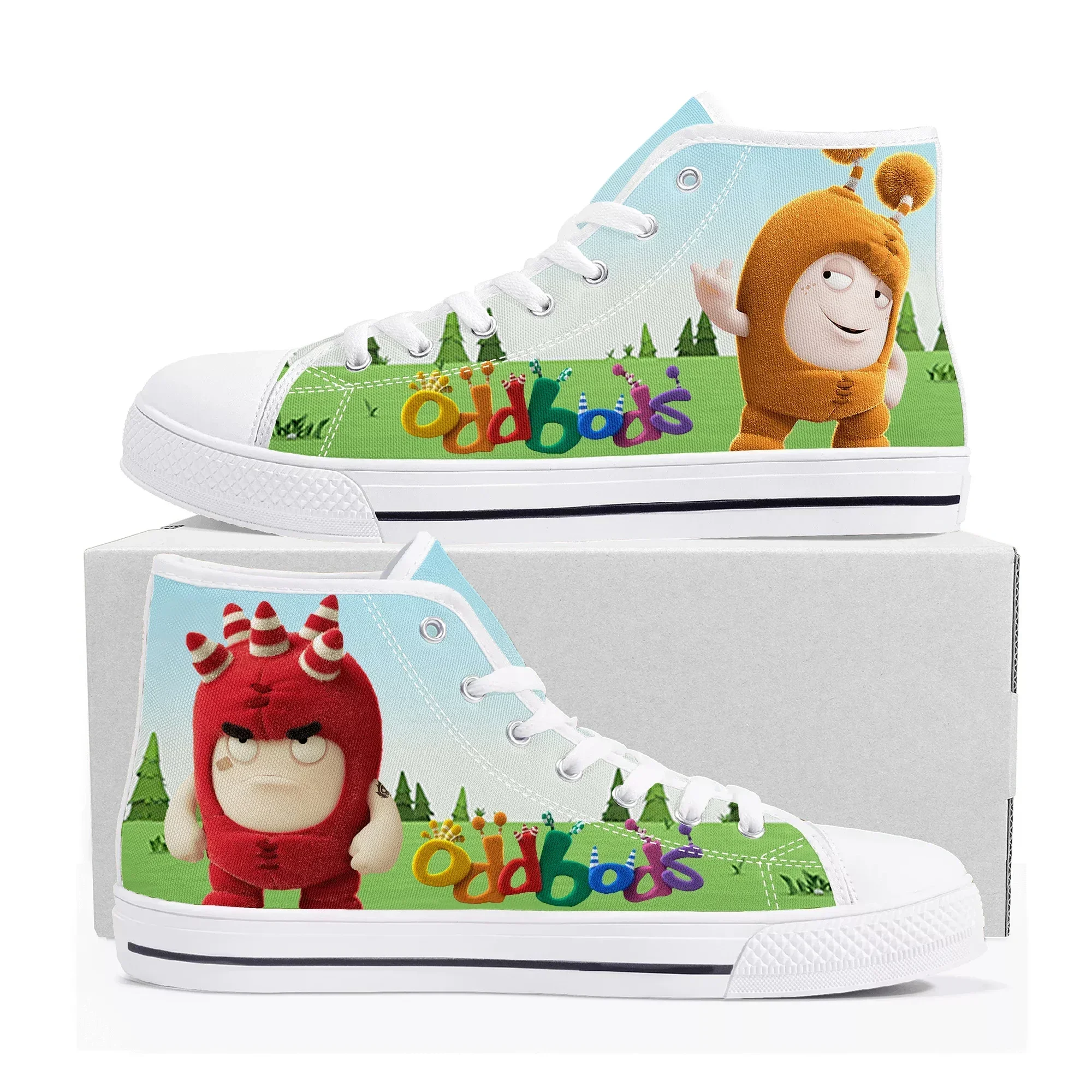 Women Shoes Singapore - Кроссовки Oddbods High Top для мужчин
