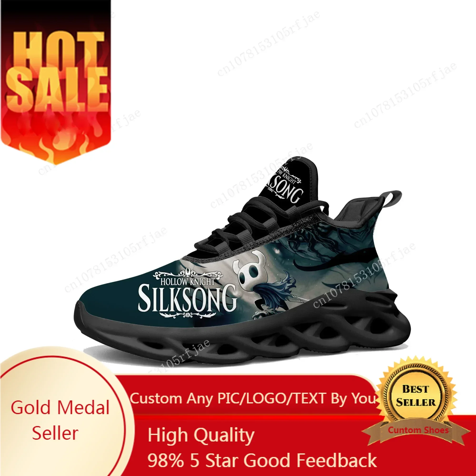 Women Shoes Sneakers - Кроссовки-кеды Ghost Hollow Knight в мультяшном