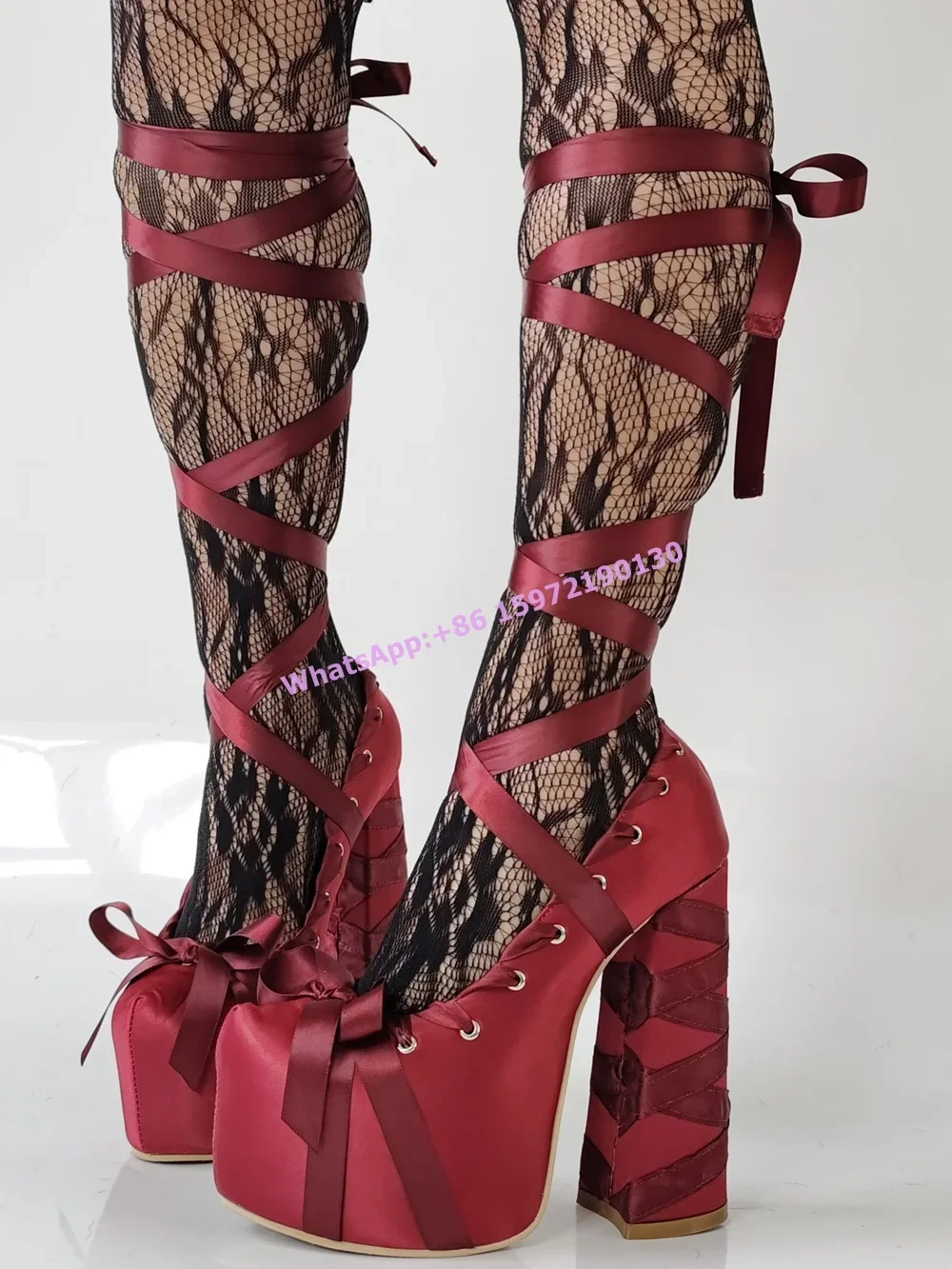 Туфли-лодочки на платформе с к – обзор и цена Ribbon Tie Heel
