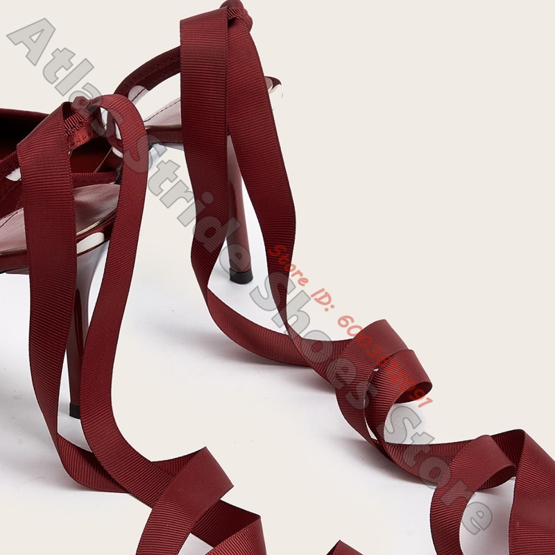 Белые атласные туфли-лодочки н – обзор и цена Ribbon Tie Heel