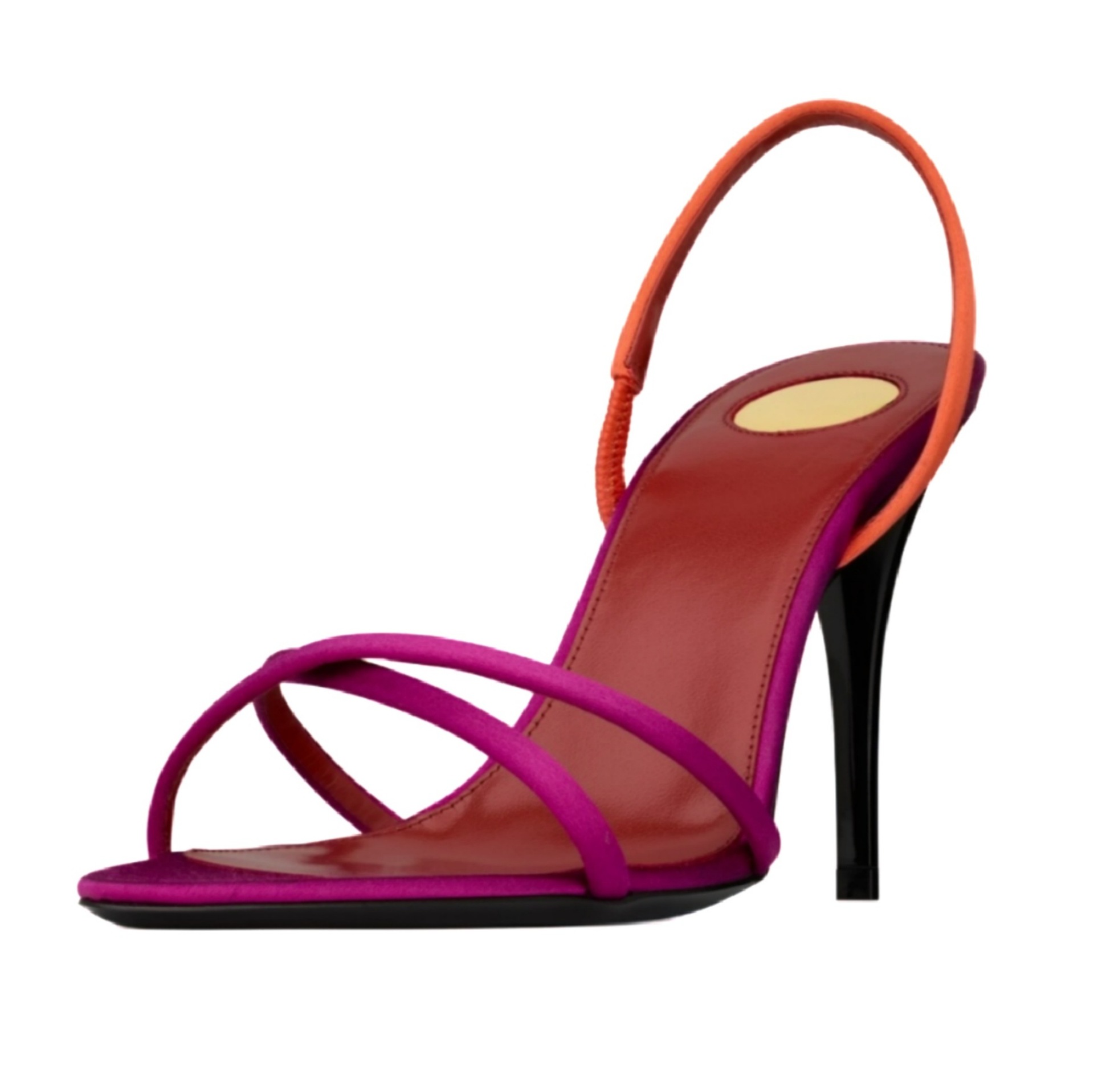Женские атласные босоножки на  – обзор и цена Platform Mule Heel