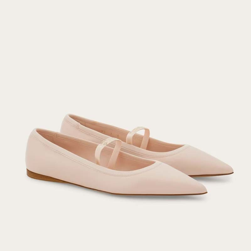Женские балетки на плоской под – обзор и цена Ribbon Tie Heel