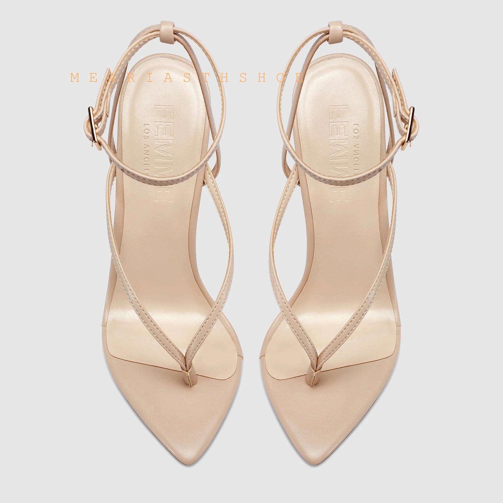 Бежевые и черные женские санда – обзор и цена Platform Mule Heel