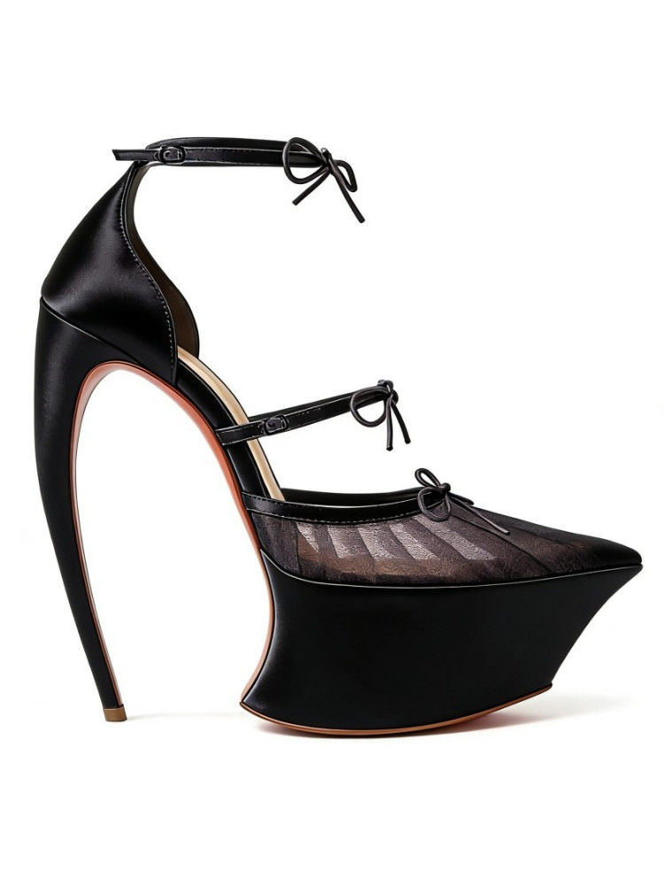 Женские туфли на высоком каблу – обзор и цена Platform Mule Heel