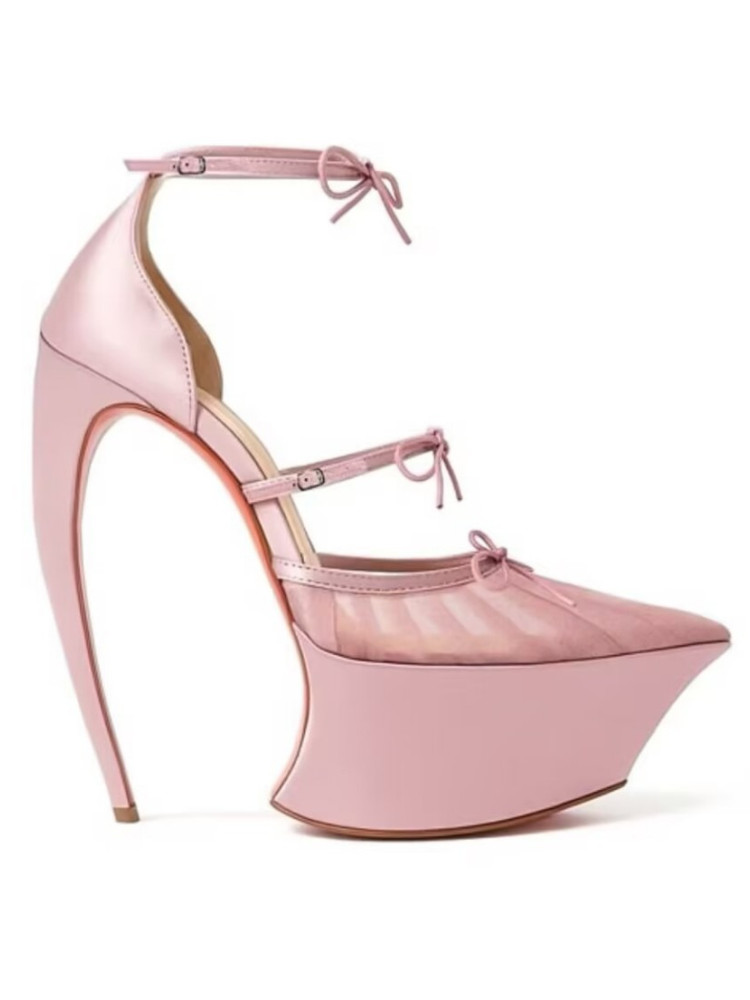 Женские туфли на высоком каблу – обзор и цена Platform Mule Heel