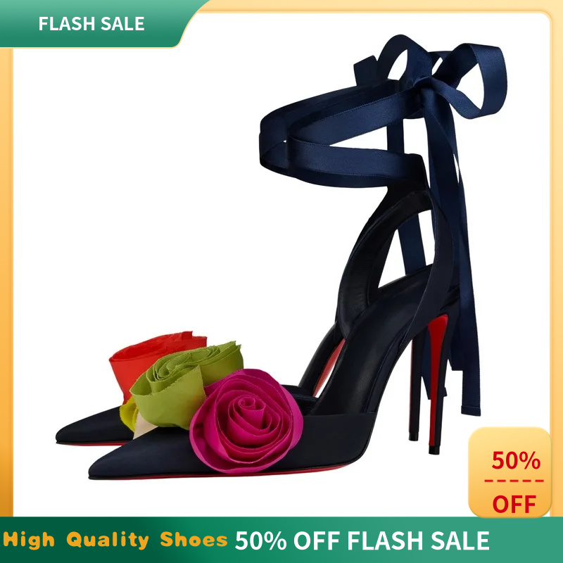 Женские роскошные элегантные с – обзор и цена Ribbon Tie Heel