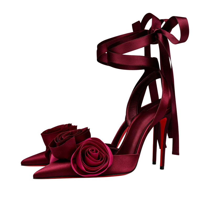 Женские роскошные элегантные с – обзор и цена Ribbon Tie Heel