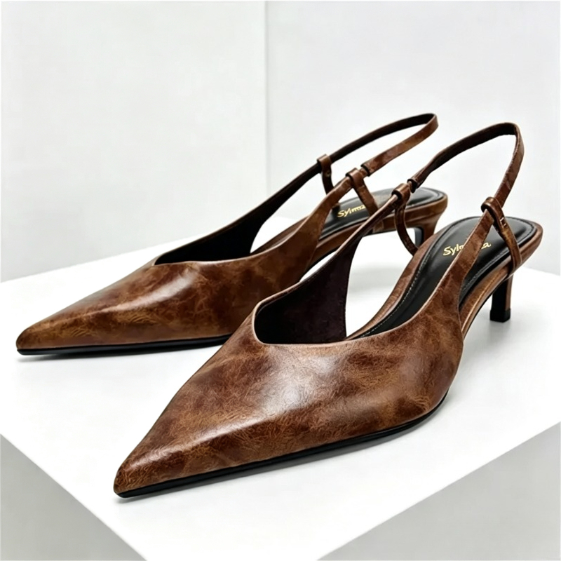 Коричневые дизайнерские туфли- – обзор и цена Women Shoes Brown Colour
